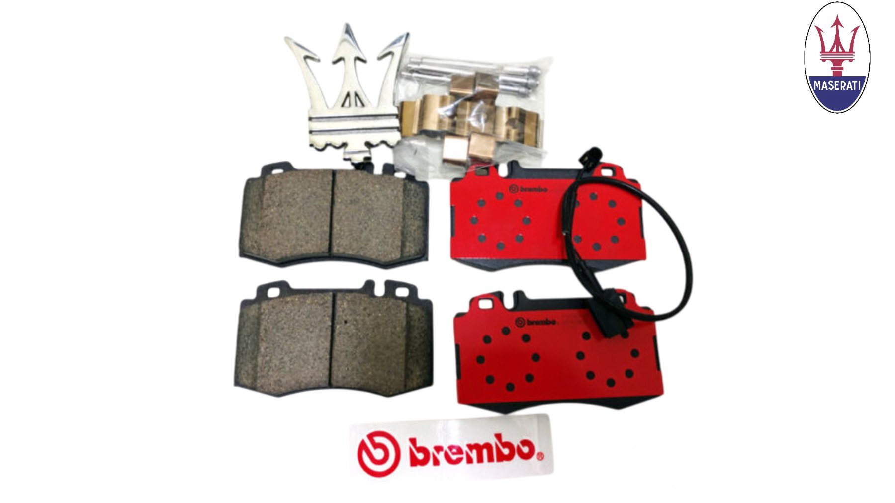 Maserati 2005-11 Quattroporte Front Brake Pad Kit Brembo 216226 